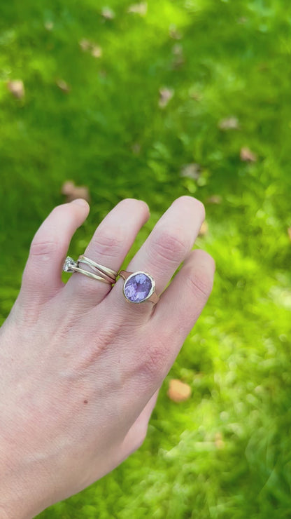 Lavender Amethyst Ring