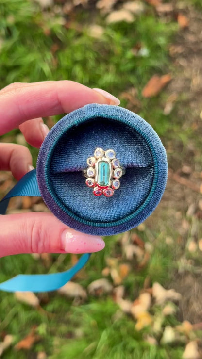 Blue Lotus Ring