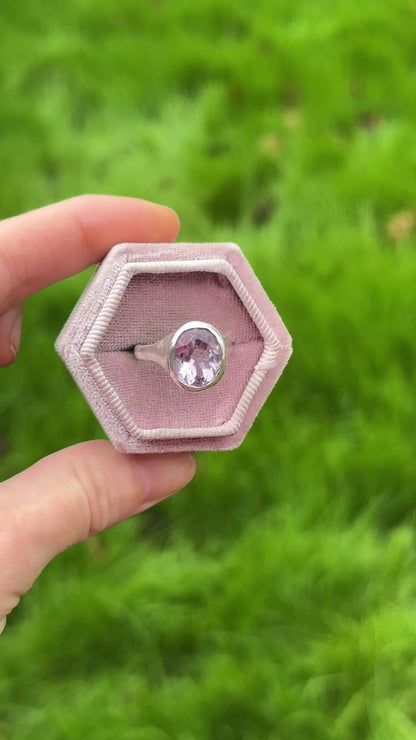 Silver Amethyst Ring