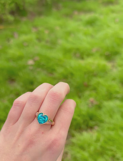 Blue Barbie Ring