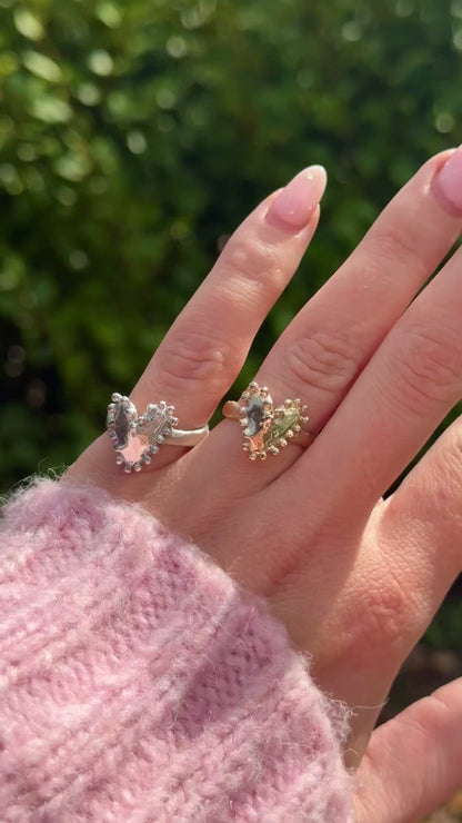 Dotty Heart Ring