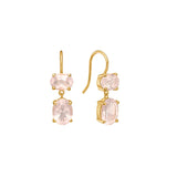 Rosebud Drop Earrings